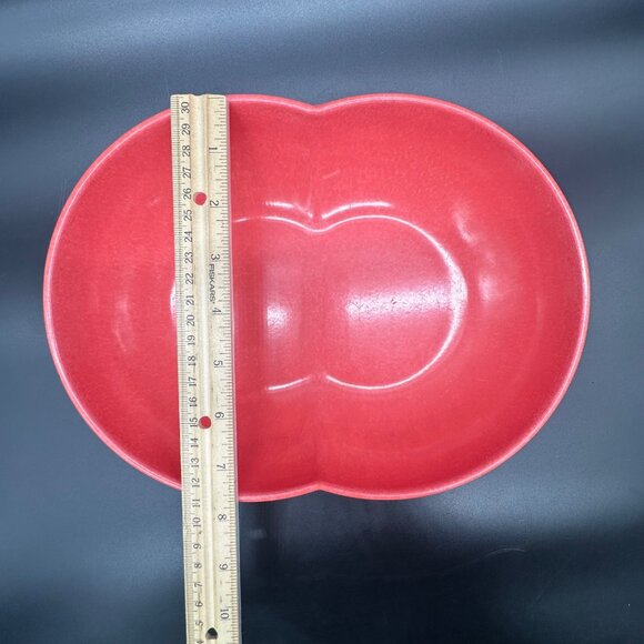 Vintage Butt Bowl Serving Dish Pink Mid Century Brachell USA Melmac Melamine 60s - Picture 9 of 10